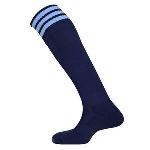 Mitre Childrens/Kids Mercury 3 Stripes Socks / Navy